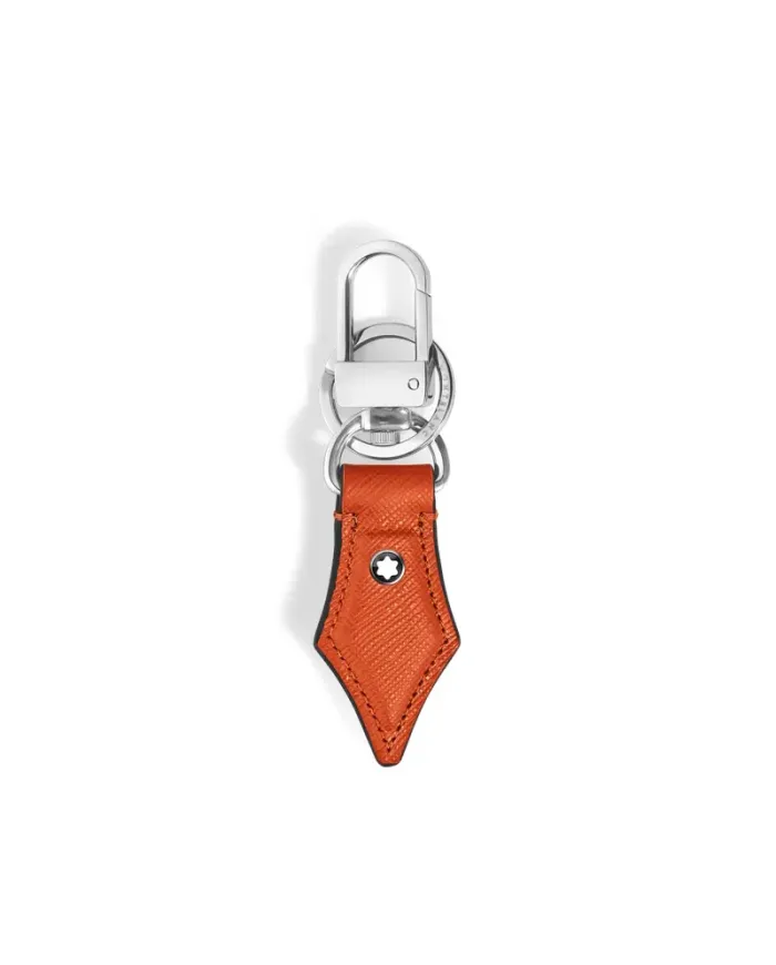 Porte-clés Montblanc Sartorial Mandarin en cuir à plume