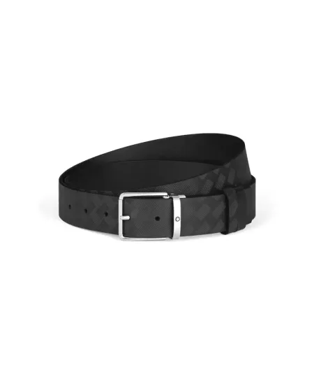 Ceinture Montblanc Extreme 3.0 en cuir noir avec boucle Everyday 35 mm