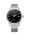 Citizen Watch Black Dial Steel Strap