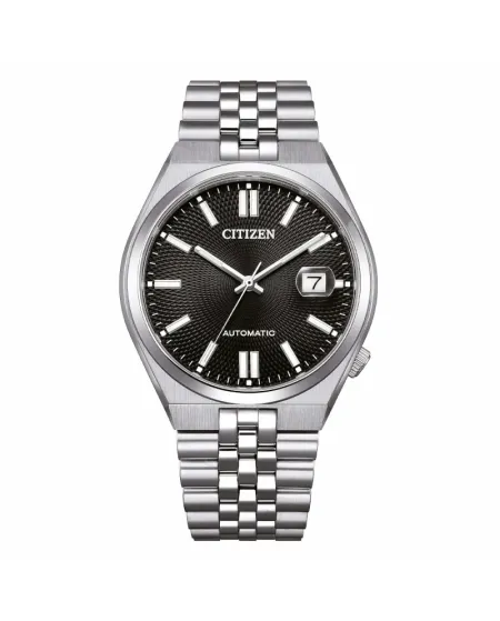 Orologio Citizen Tsuyosa 40 mm Quadrante Nero Cinturino Acciaio