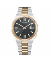 Orologio Citizen Tsuyosa 40 mm Quadrante Nero Cinturino Acciaio Bicolore