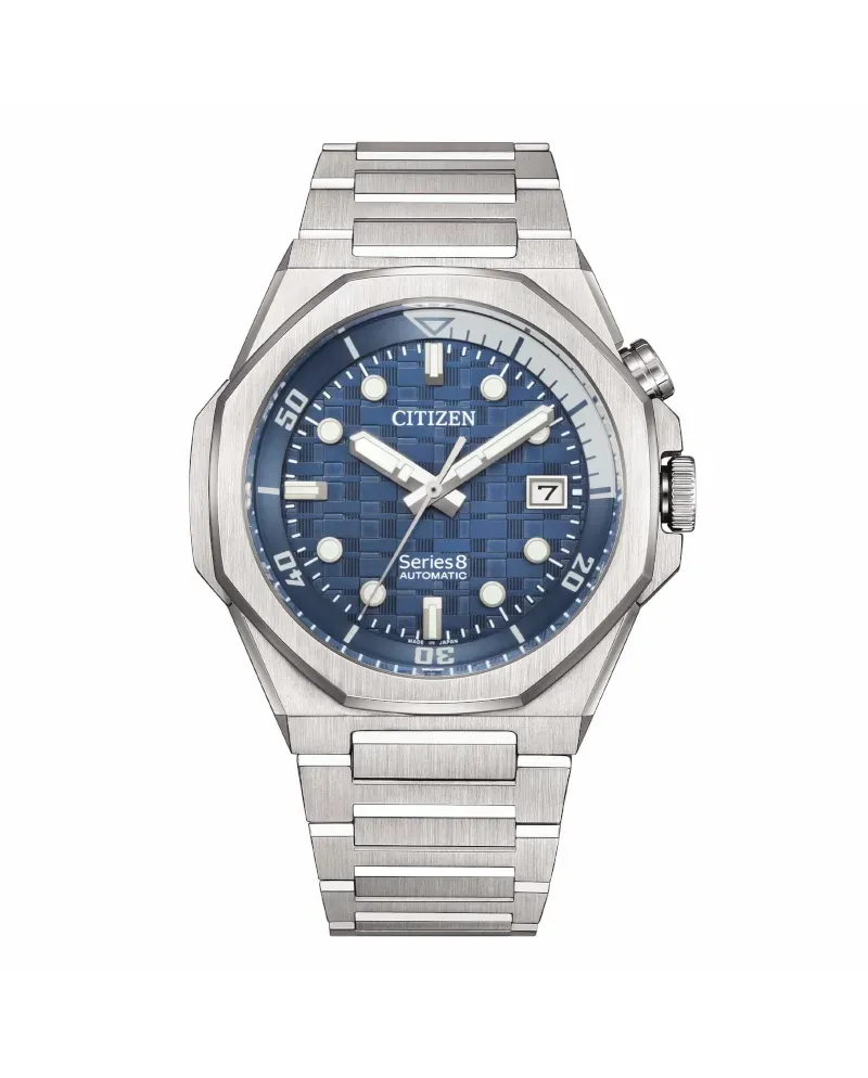 Montre Citizen Série 8 890 Mécanique Bleue