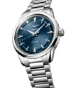 Longines Conquest Heritage Watch with Blue Dial and Steel Strap