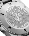 Longines HydroConquest Watch with Black Dial and 42mm Steel Bracelet