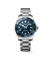 Montre Longines HydroConquest avec cadran bleu et bracelet en acier de 39 mm