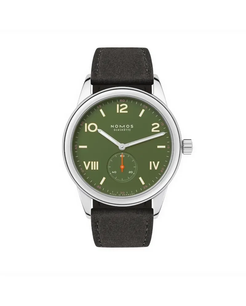Nomos Glashütte Club Campus 38 All Olive Watch
