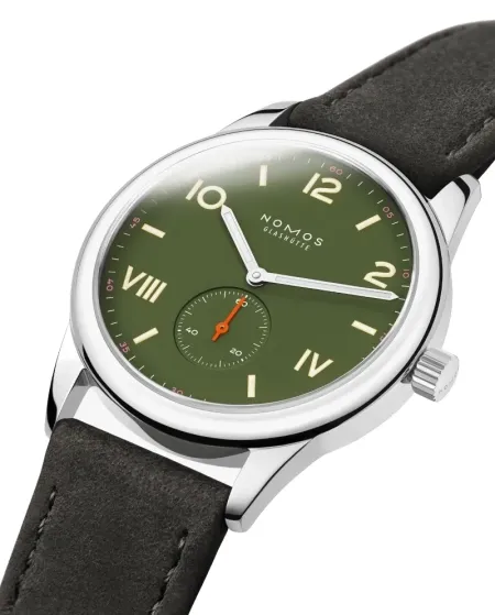 Nomos Glashütte Club Campus 38 All Olive Watch