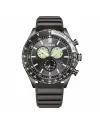 Citizen Marine OF Eco Drive Chronograph Black Dial and Silicone Strap