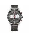 Citizen Racing OF Eco Drive Chronograph Black Dial Leather Strap