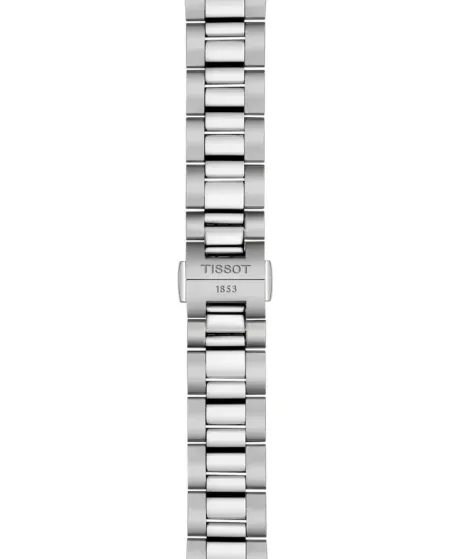 Tissot Gentleman 38mm Watch with Blue Dial and Steel Bracelet