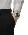 Montre Tissot Chrono L Classic avec cadran vert et bracelet en acier
