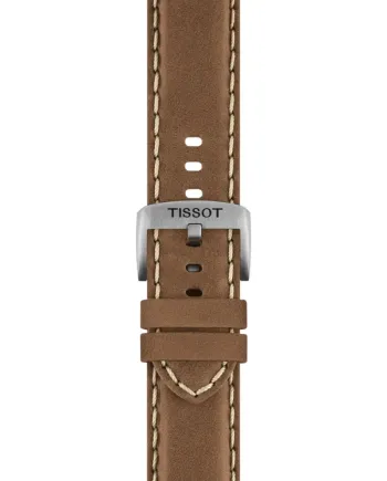 Orologio Tissot Chrono L Classic con Quadrante Nero e Cinturino in Pelle