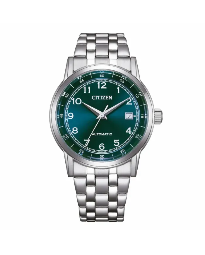 Citizen Classic OF Watch Green Dial Steel Strap