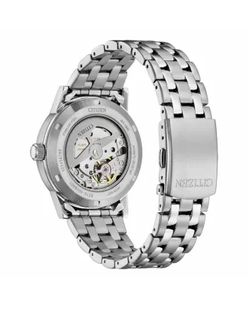 Montre Citizen Classic OF, cadran vert, bracelet en acier