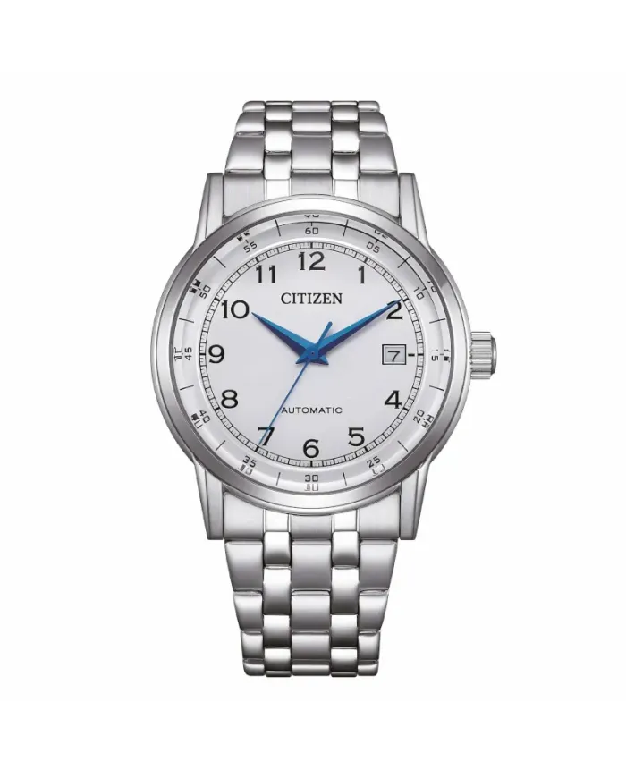 Montre Citizen Classic OF, cadran blanc, bracelet en acier