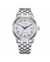 Orologio Citizen Classic OF Quadrante Bianco Cinturino Acciaio