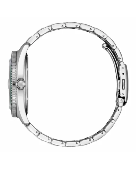 Montre Citizen Marine OF Eco-Drive avec cadran noir et bracelet en acier
