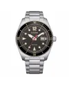 Montre Citizen Marine OF Eco-Drive avec cadran noir et bracelet en acier