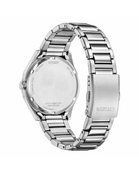 Citizen OF Metropolitan Eco Drive Watch with Green Dial and Steel Strap
