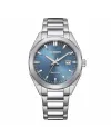 Montre Citizen OF Metropolitan Eco Drive avec cadran bleu et bracelet en acier