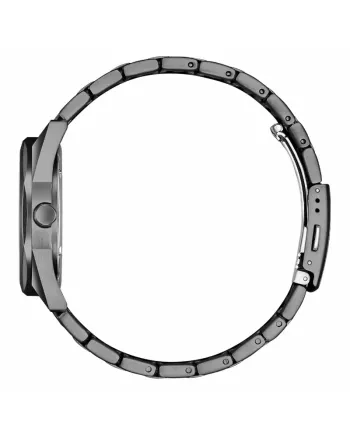 Citizen OF Metropolitan Eco Drive Watch with Gray Dial and Steel Strap