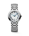 Longines PrimaLuna Quartz Watch with Silver Dial