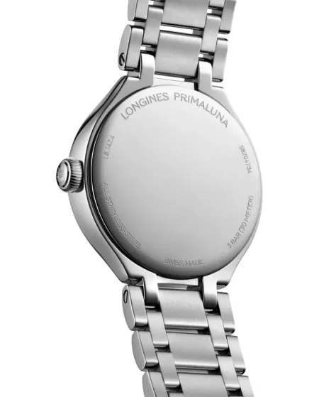 Montre Longines PrimaLuna Quartz à cadran argenté