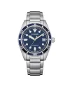Orologio Citizen Marine OF Quadrante Blu Cinturino Acciaio