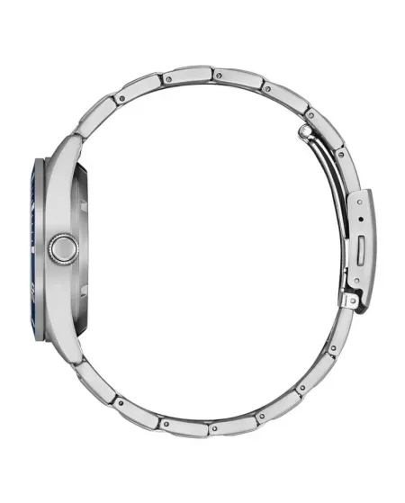 Montre Citizen Marine OF, cadran noir, bracelet en acier