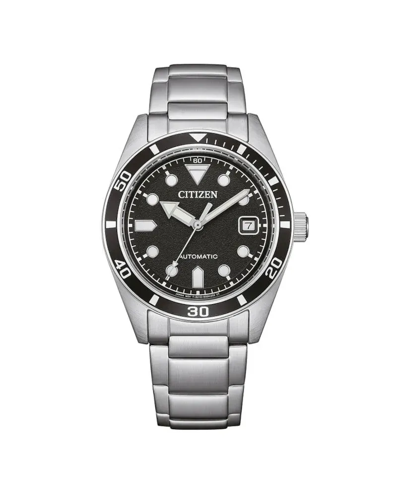 Citizen Marine OF Watch Black Dial Steel Strap