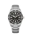 Citizen Marine OF Watch Black Dial Steel Strap
