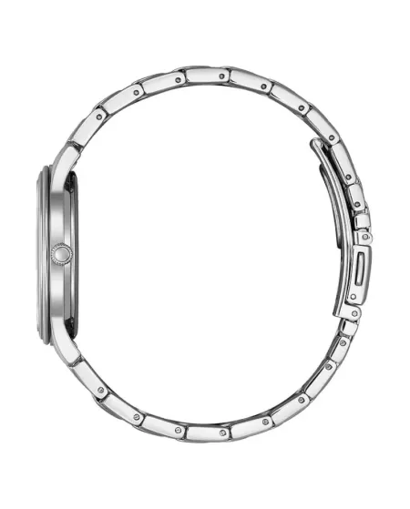 Montre Citizen Lady Eco-Drive avec cadran blanc et bracelet en acier