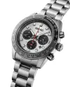 Seiko Prospex Speedtimer Solar Chronograph Silver Dial Steel Strap