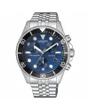 Cronografo Vagary Aqua39 in Acciaio Quadrante Blu Cinturino Acciaio