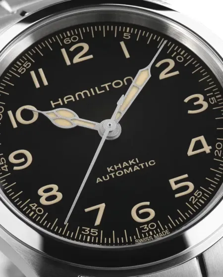 Montre Hamilton Khaki Field Murph 38 mm avec bracelet en acier