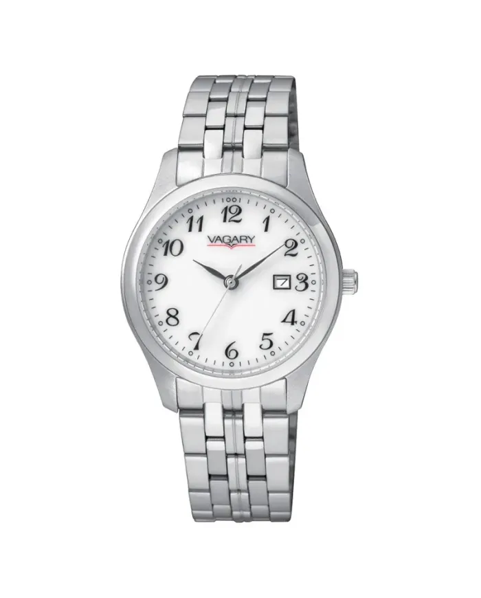 Montre Vagary Timeless Lady avec cadran en nacre et bracelet en acier