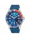 Vagary Aqua39 41mm Watch Blue Dial Silicone Strap