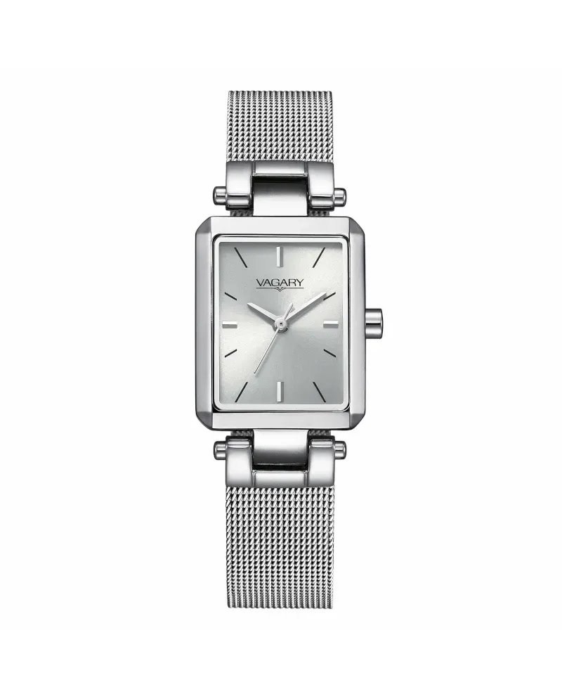 Vagary Flair Watch Silver Dial Steel Strap