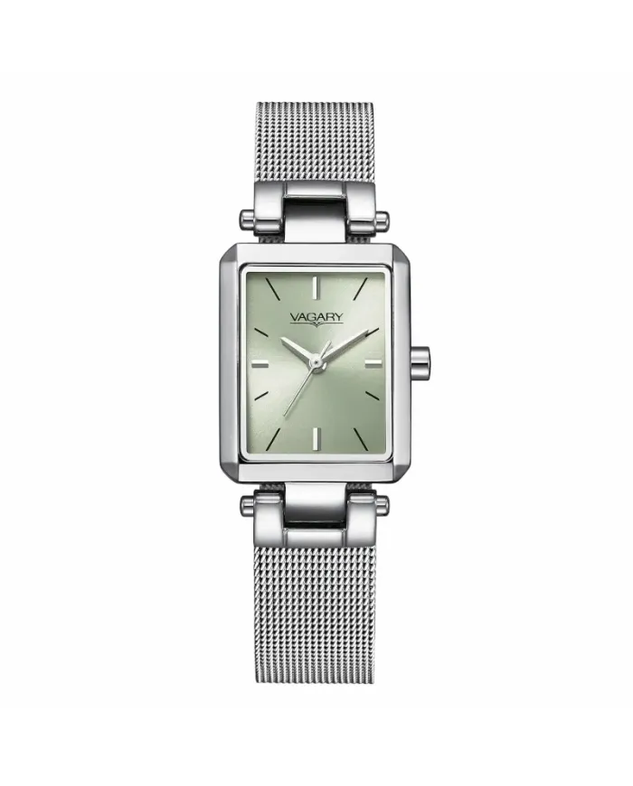 Orologio Vagary Flair Quadrante Verde Cinturino Acciaio