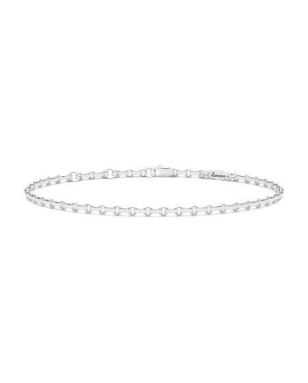 Bracciale da Uomo Zancan Insignia in Oro Bianco