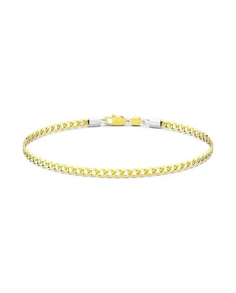 Bracelet Zancan Insignia pour homme en or jaune et blanc avec diamant