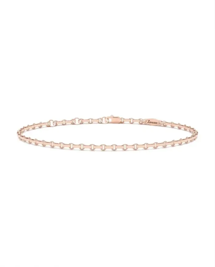 Zancan Insignia Men's Bracelet in Rose Gold