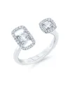 Bague Roberta Arya Open Flower en or blanc et diamants