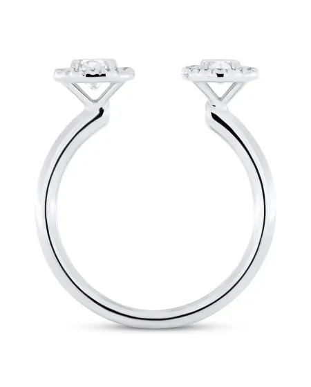 Bague Roberta Flower en or blanc et diamants