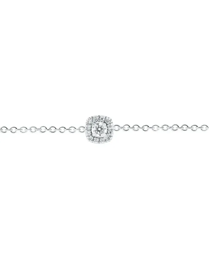 Roberta Arya Flower Bracelet in White Gold and Diamonds
