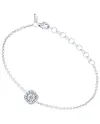 Roberta Arya Flower Bracelet in White Gold and Diamonds