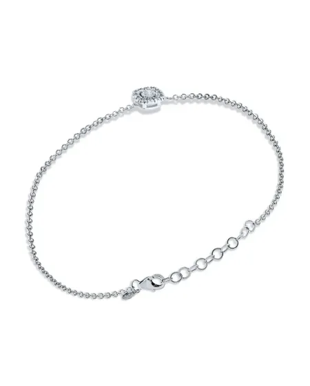 Roberta Arya Flower Bracelet in White Gold and Diamonds