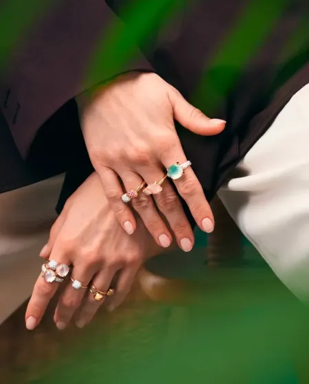 Bague Roberta Flower en or blanc et diamants