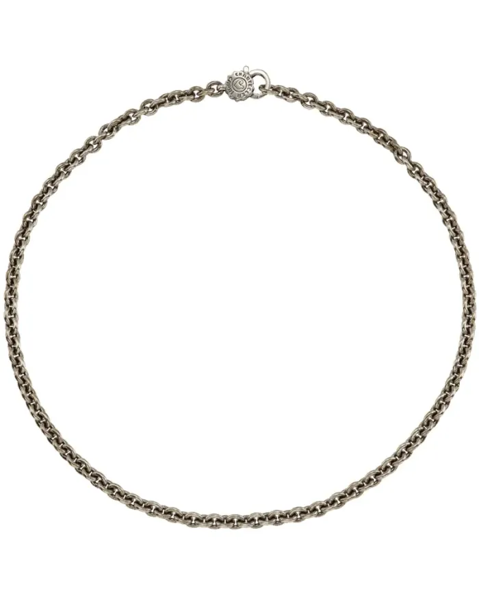 Collana Chantecler Et voilà Accessori in Argento Brunito con Logo