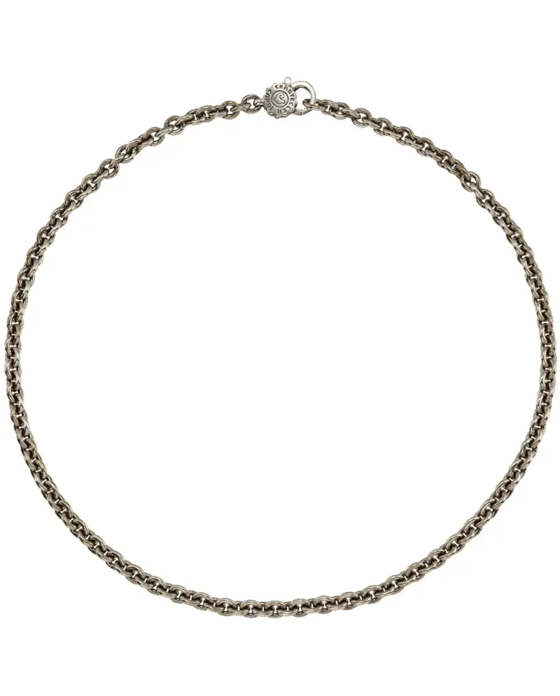 Collier Chantecler Et voilà, accessoires en argent bruni avec logo